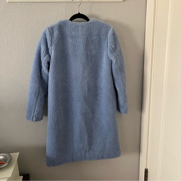 CAMI NYC Emmy Sherpa Coat in Alpine Blue - Picture 6 of 7